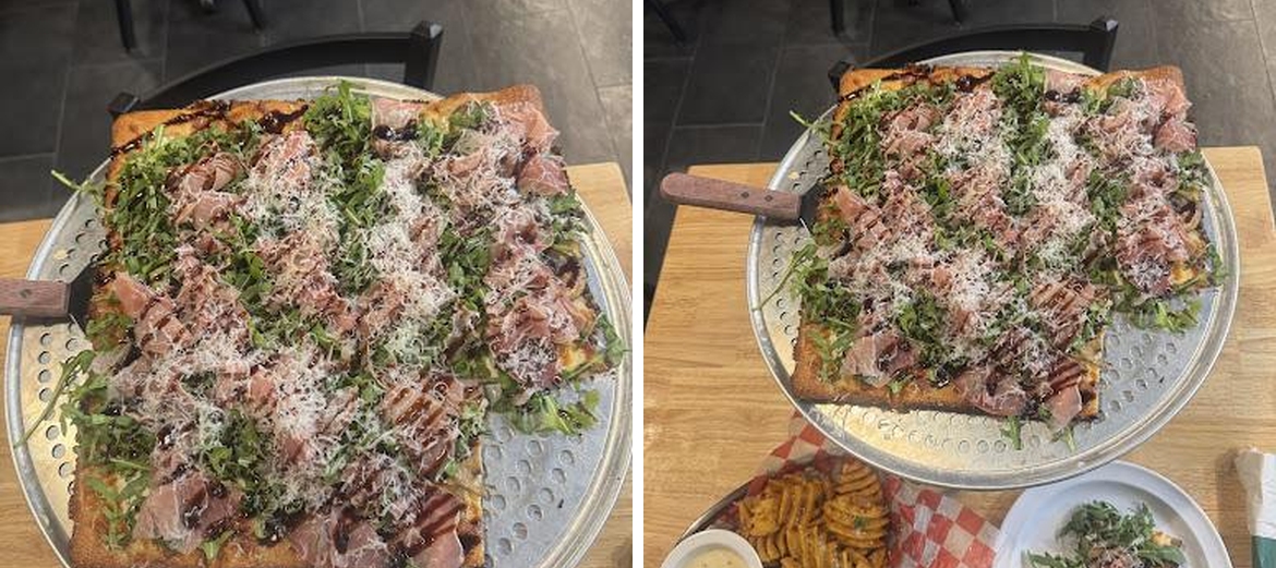 Times Square Pizza Menu